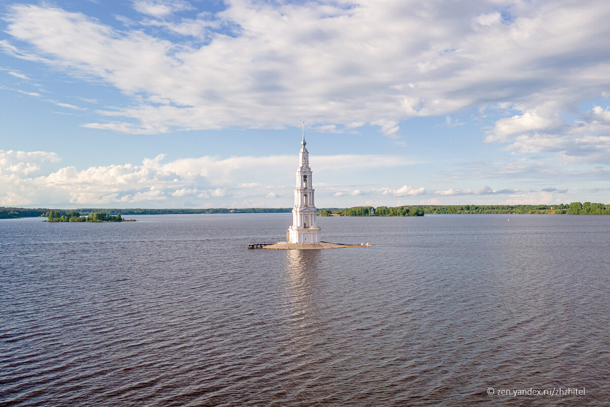 Колокольня Рыбинское водохранилище