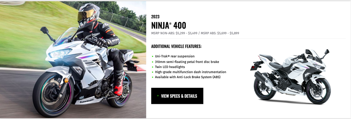 NINJA 400 2023