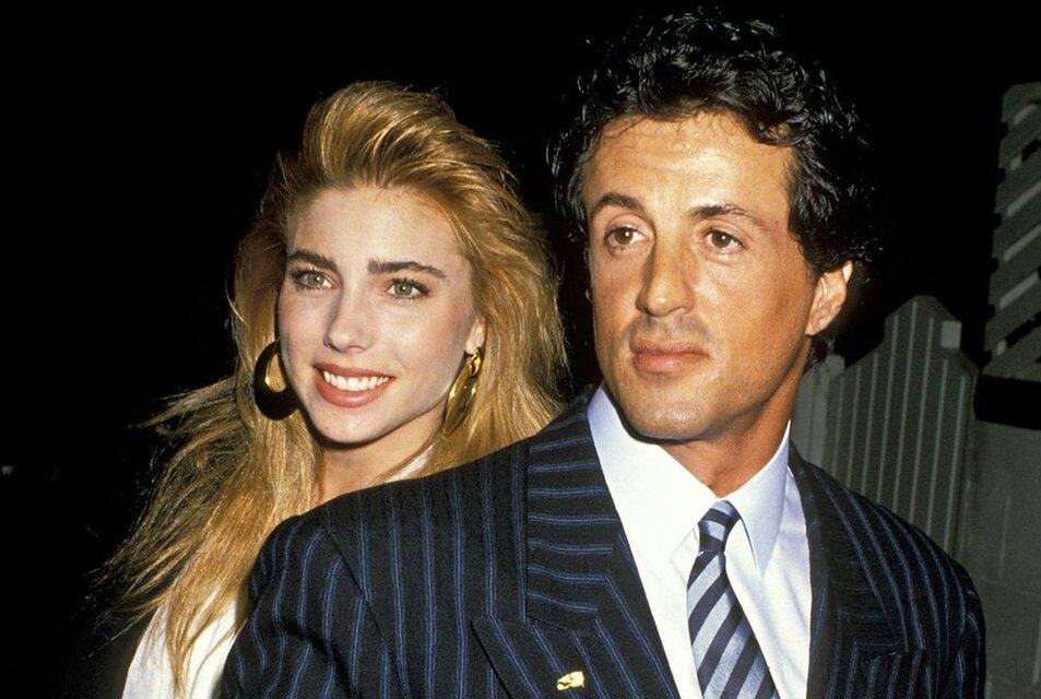 Дженнифер Флавин и Сильвестр Сталлоне в начале 90-х (фото: © Jim Smeal/Getty Images) 