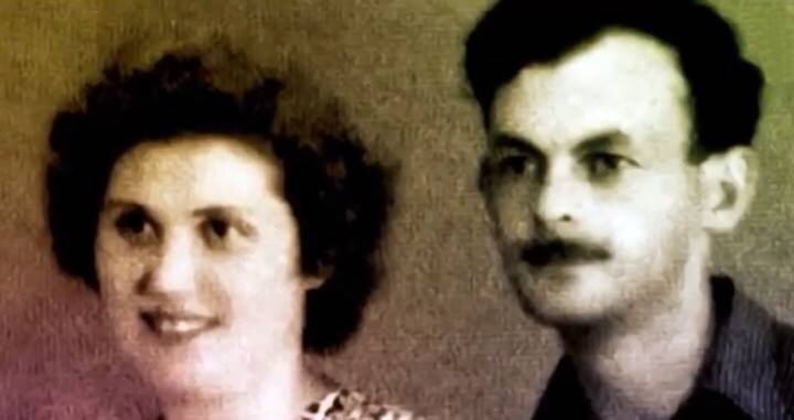 Кадр из док. фильма Булат Окуджава "Рожденные в СССР" (Булат и Галина)