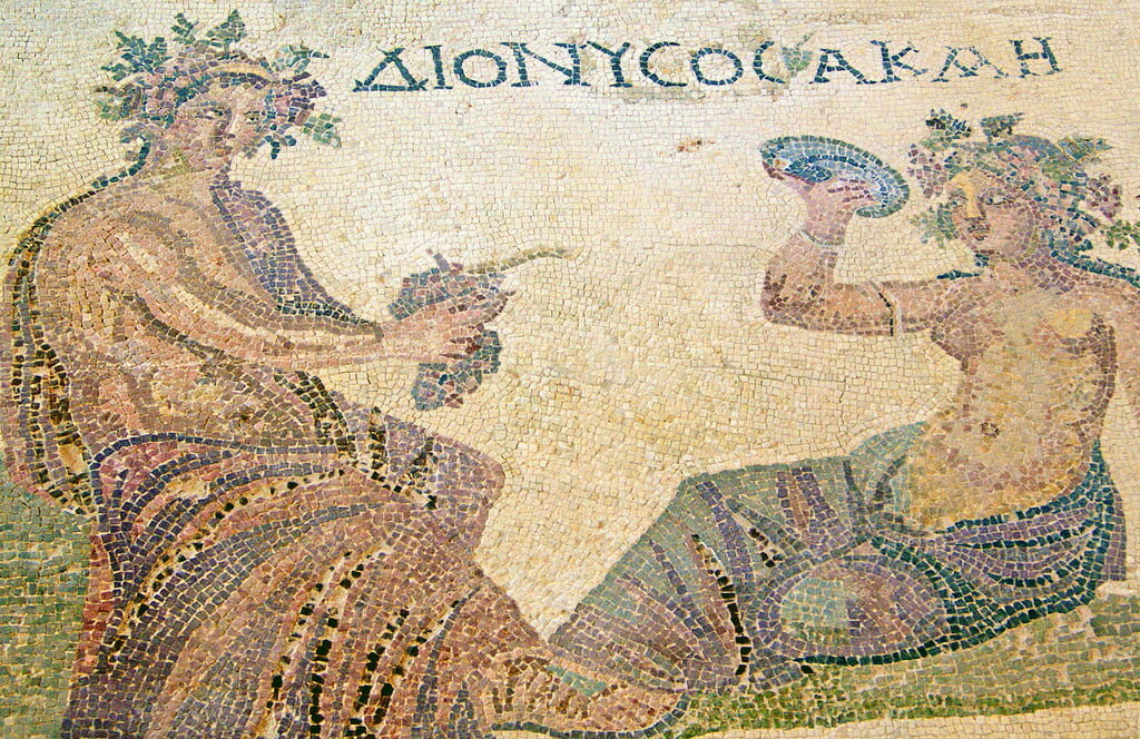 Это мозаика из дома Диониса в Пафосе. Источник фото: meisterdrucke.ie