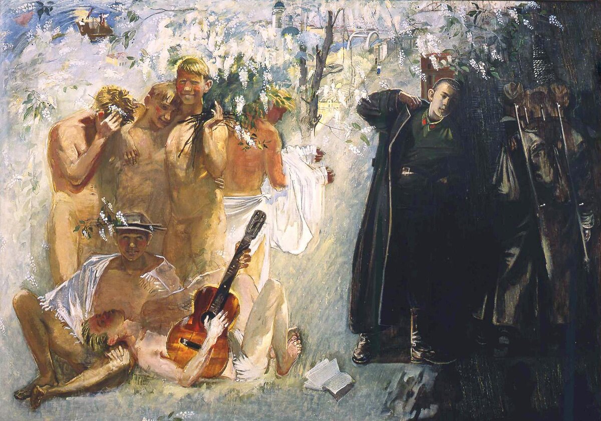    Лариса Давыдова. «Последняя черемуха», 1987. Холст, масло., фото: архивы пресс-служб