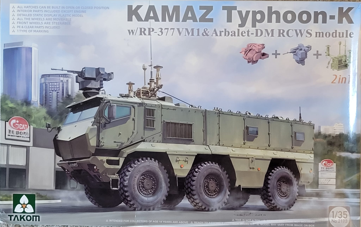 Таком Камаз Тайфун-К с РП-377ВМ1 и Арбалетом - Модуль DM RCWS 2 в 1 | 1/35  SCALE | Дзен