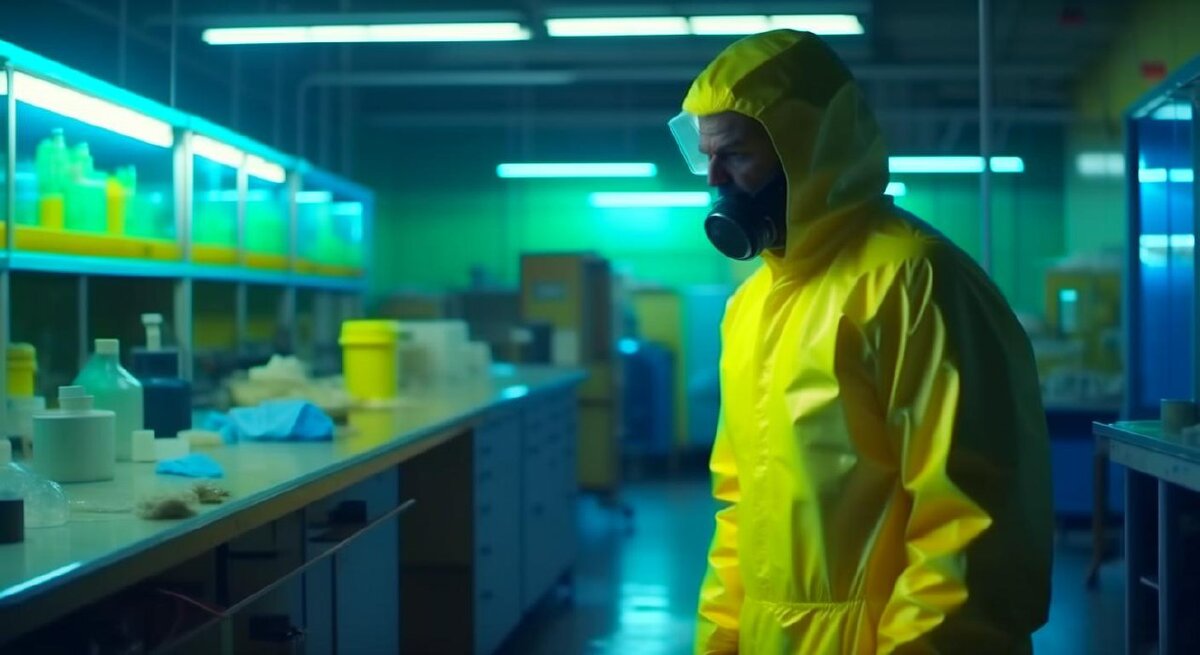 Пузырь в лаборатории "Агропрома".