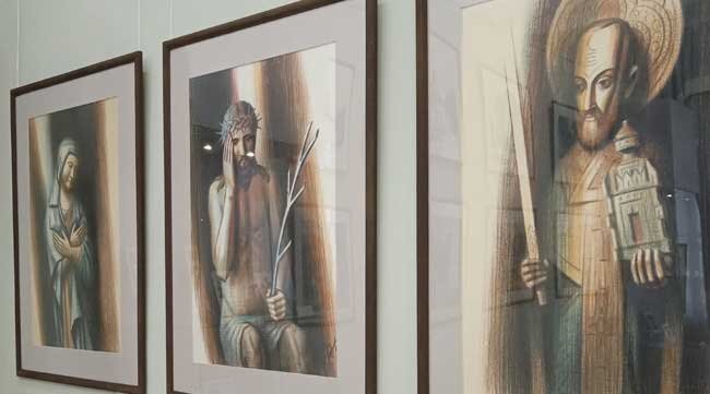 Картины Игоря Одинцова - триптих «Пермские боги»