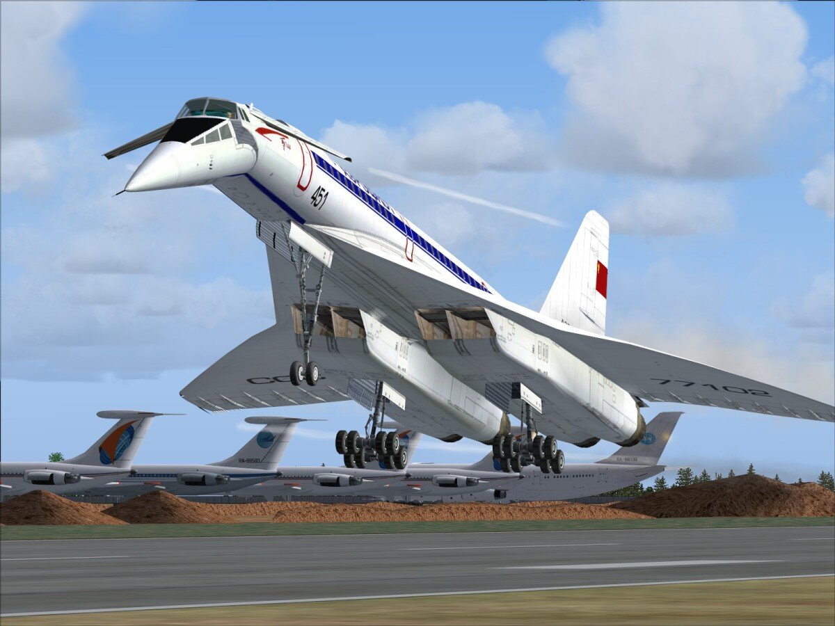 Ту-144 (по кодификации НАТО: Charger) — советский сверхзвуковой пассажирский самолёт 1-го класса, разработанный КБ «Туполев» в 1960-х годах, производившийся в Воронеже.