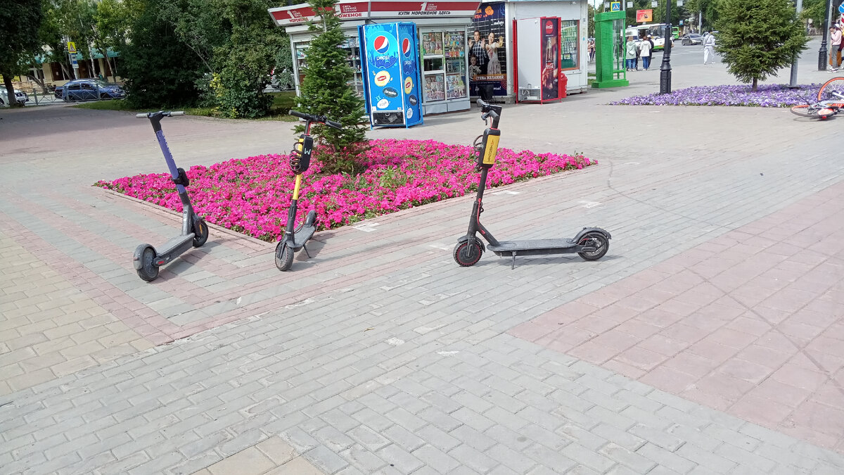 Остатки самокатов
