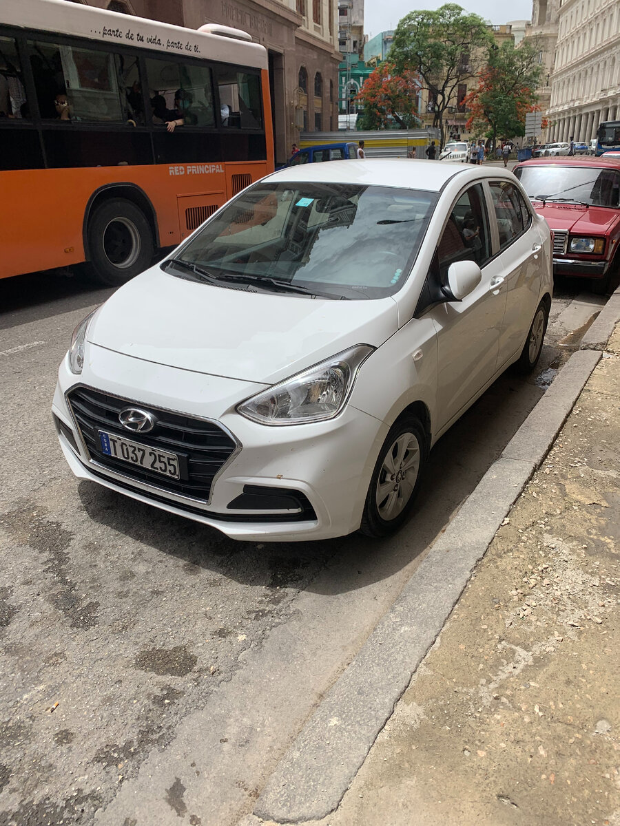 Hyundai i10 Grand который мы взяли на сутки