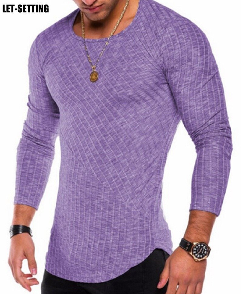 Тонкий свитер мужской