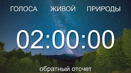 Таймер на 2 часа - Установить онлайн - Обратный отсчет на 2 часа