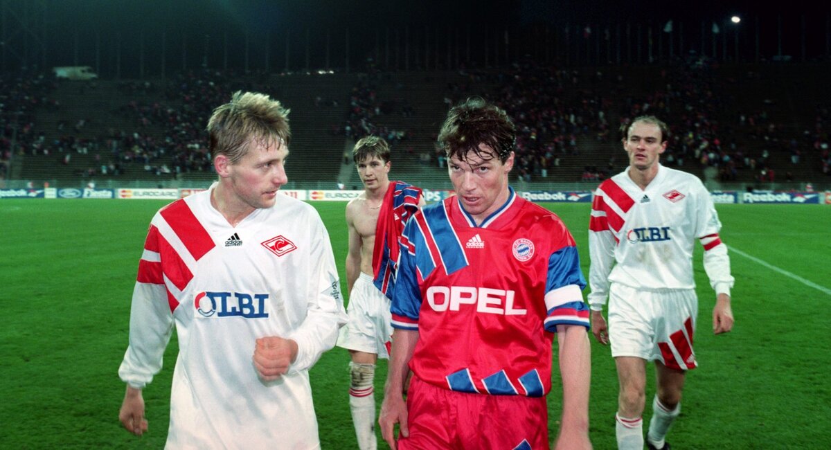 После окончания матча группового этапа в Мюнхене, между Баварией и Спартаком