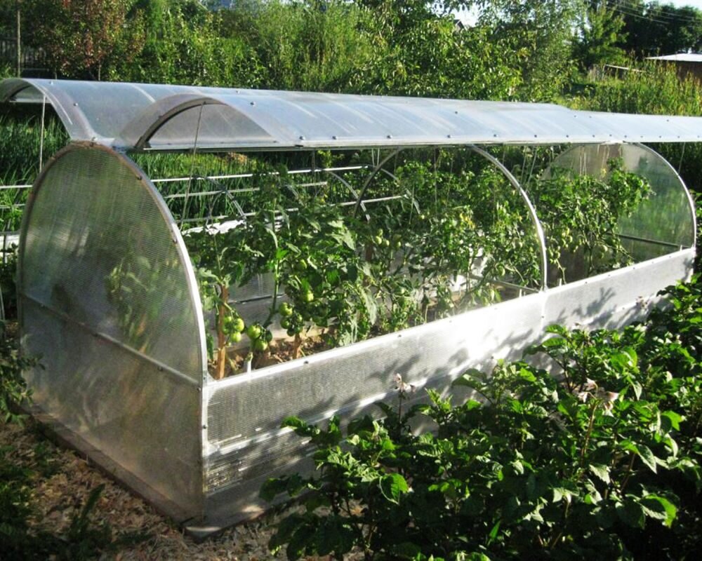 Дешёвая маленькая теплица
