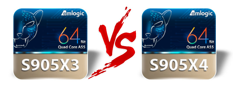 Сравнение процессора Amlogic S905X3 и Amlogic S905X4
