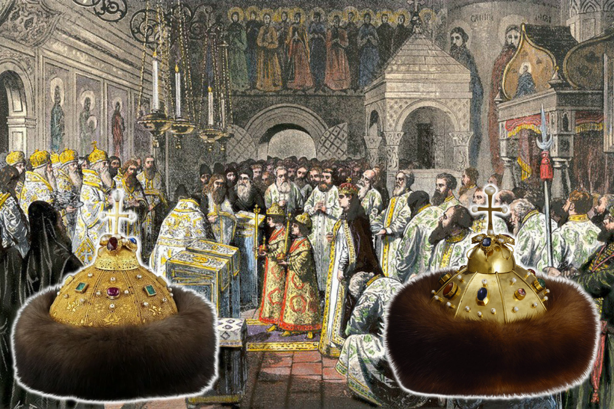 Венчание на царство Ивана V и Петра I