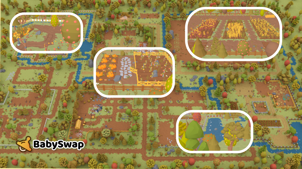                                              Карта метавселенной BabySwap 