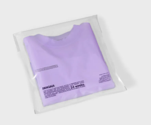 Пример упаковки изделий, https://thepangaia.com/pages/compostable-packaging