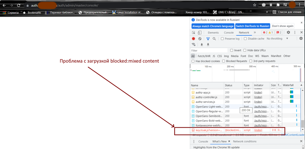 Проблема: не грузится keycloak.js