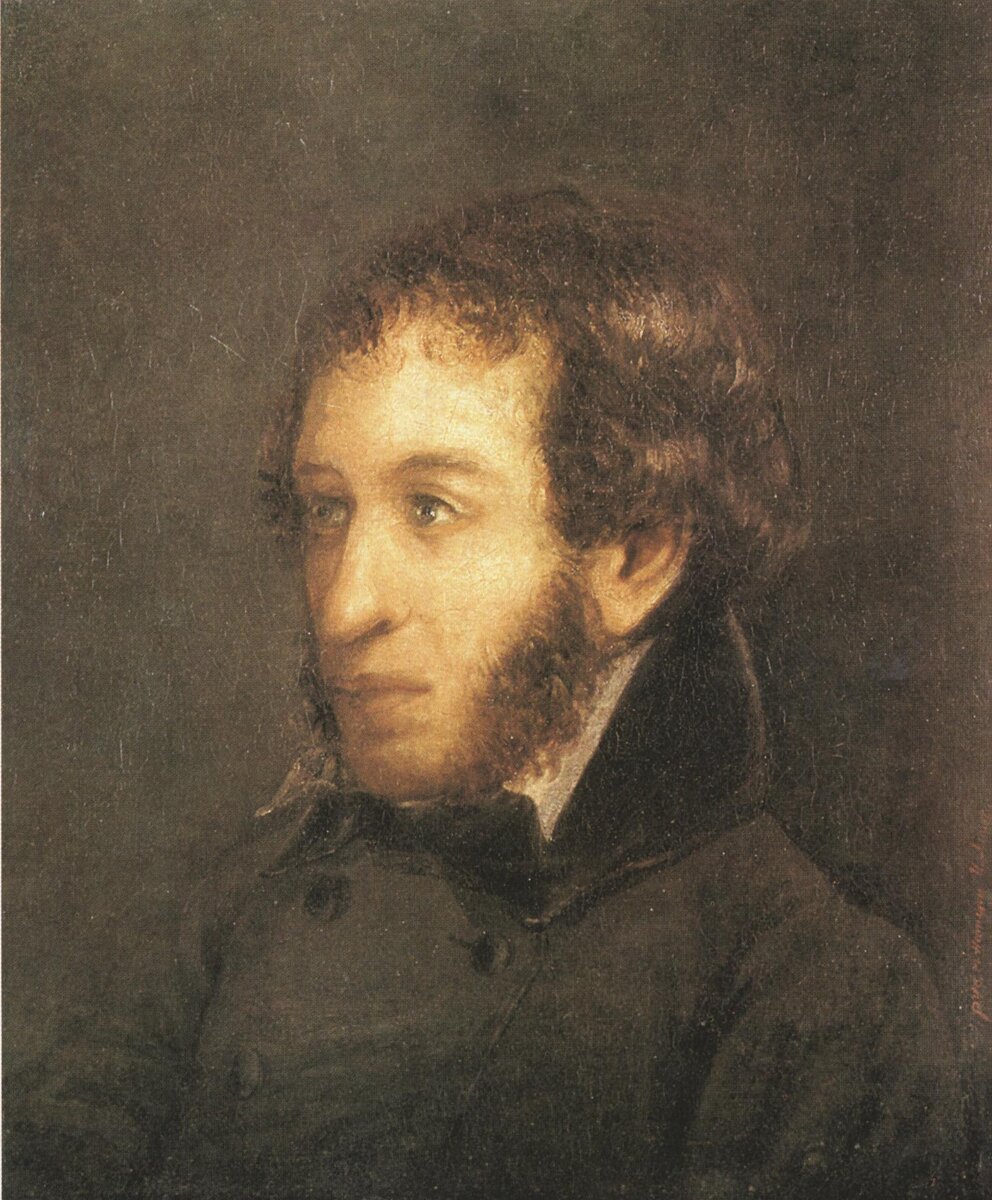 Последний прижизненный портрет Пушкина. Художник И.Л. Линёв. 1836-1837 гг. Изображение взято с сайта ves-pushkin.ru