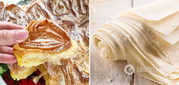 Что приготовить из теста фило