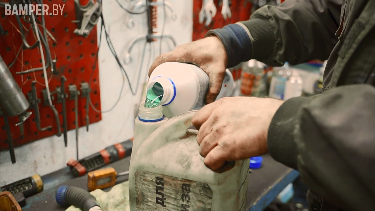 Замена антифриза