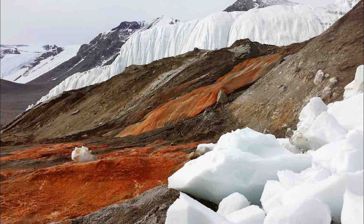 Антарктида полна сюрпризов, поэтому туда съезжаются ученые со всего мира в попытках разгадать природу удивительных явлений. Одним из них стал необычный и даже немного пугающий ледник Тейлор.-2