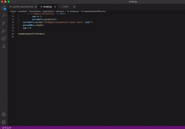 Переход к инициализации функции