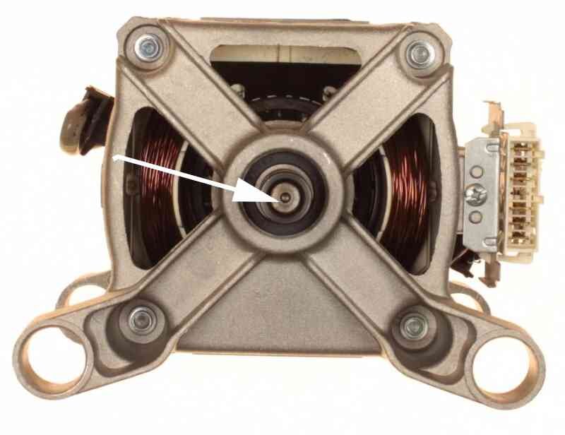 Расположение датчика на валу мотора стиральной машины Indesit