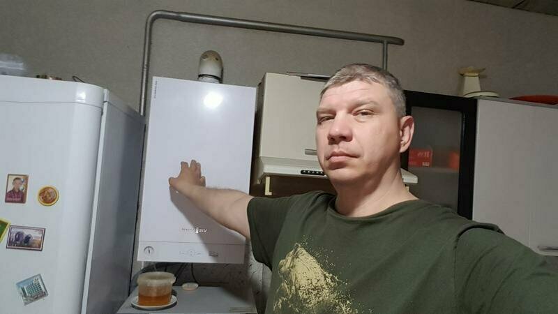 Мой котел на кухне