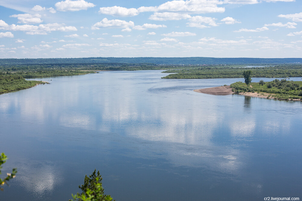 Крупная сибирская река. Красота реки Томь. Река Томь.