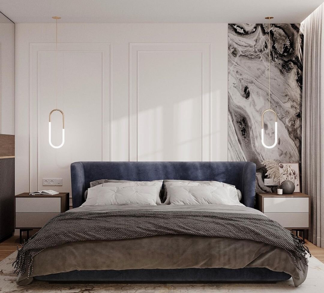 Дизайн спальни в частном доме: множество идей оформления идеальных интерьеров