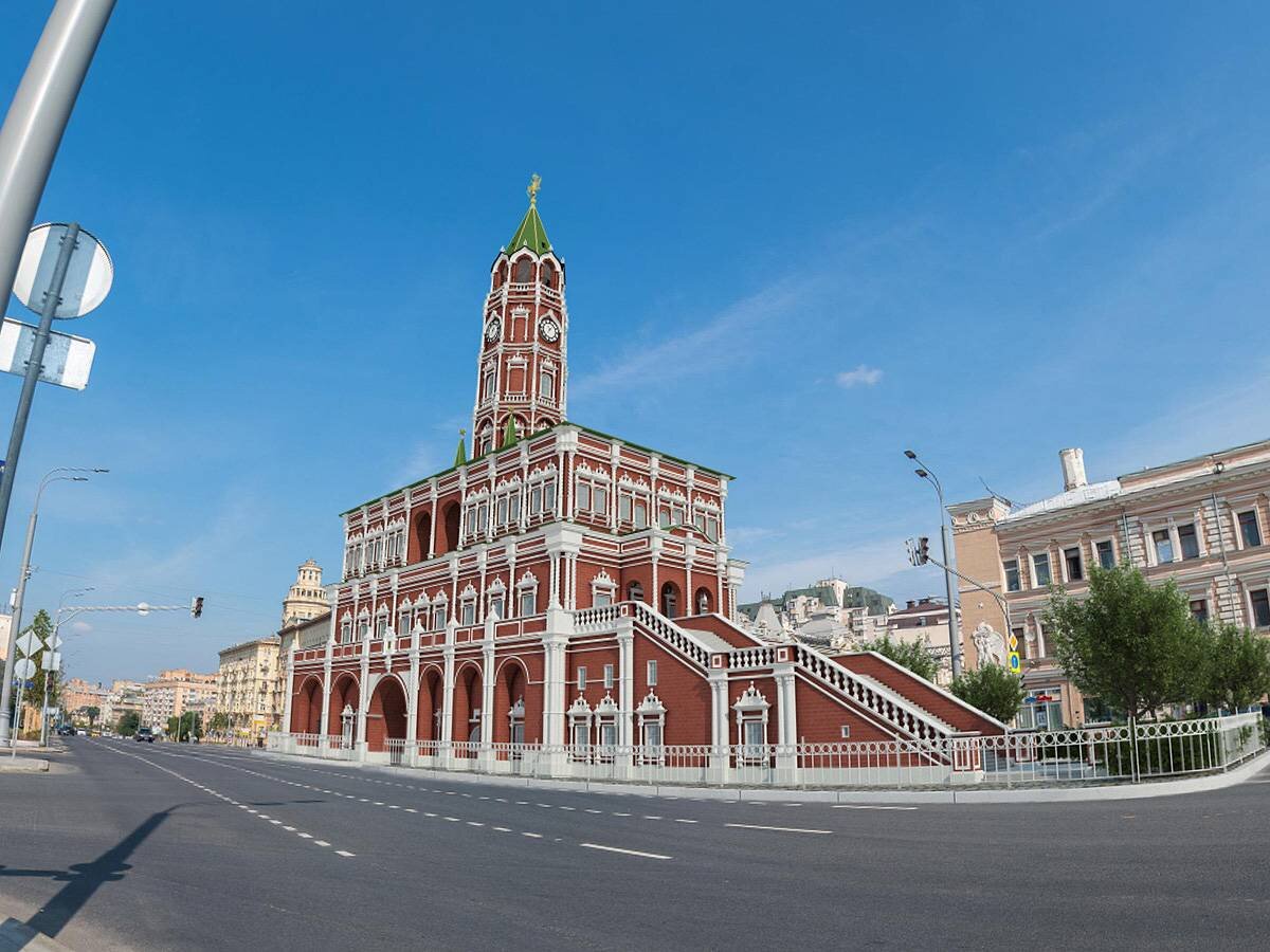 Сухаревская башня в москве фото