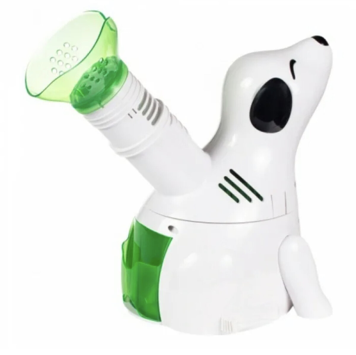 Паровой ингалятор. К использованию не рекомендован! Из плюсов только низкая цена. Из минусов: под действием высоких температур часть лекарст может разрушаться, не рекомендлван при повышеной теммпературе, большой размер распыляемых частиц, не доставляет лекарства в нижние дыхательные пути.