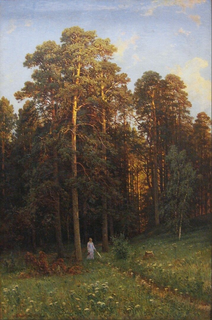 Шишкин Иван Иванович (1832 - 1898) «На опушке соснового леса», 1882