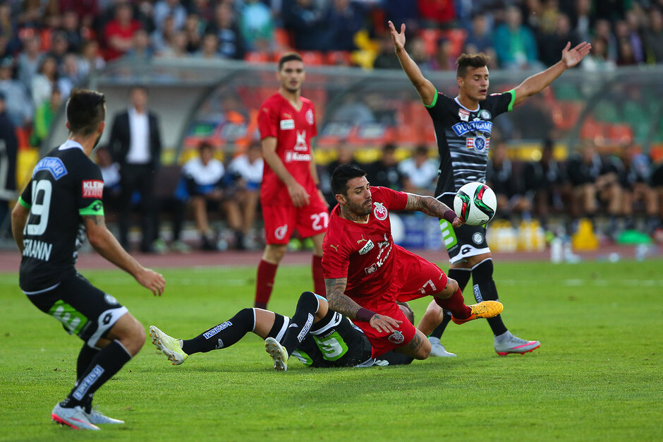 Матч третьего раунда квалификации Лиги Европы, между Рубином и Штурмом