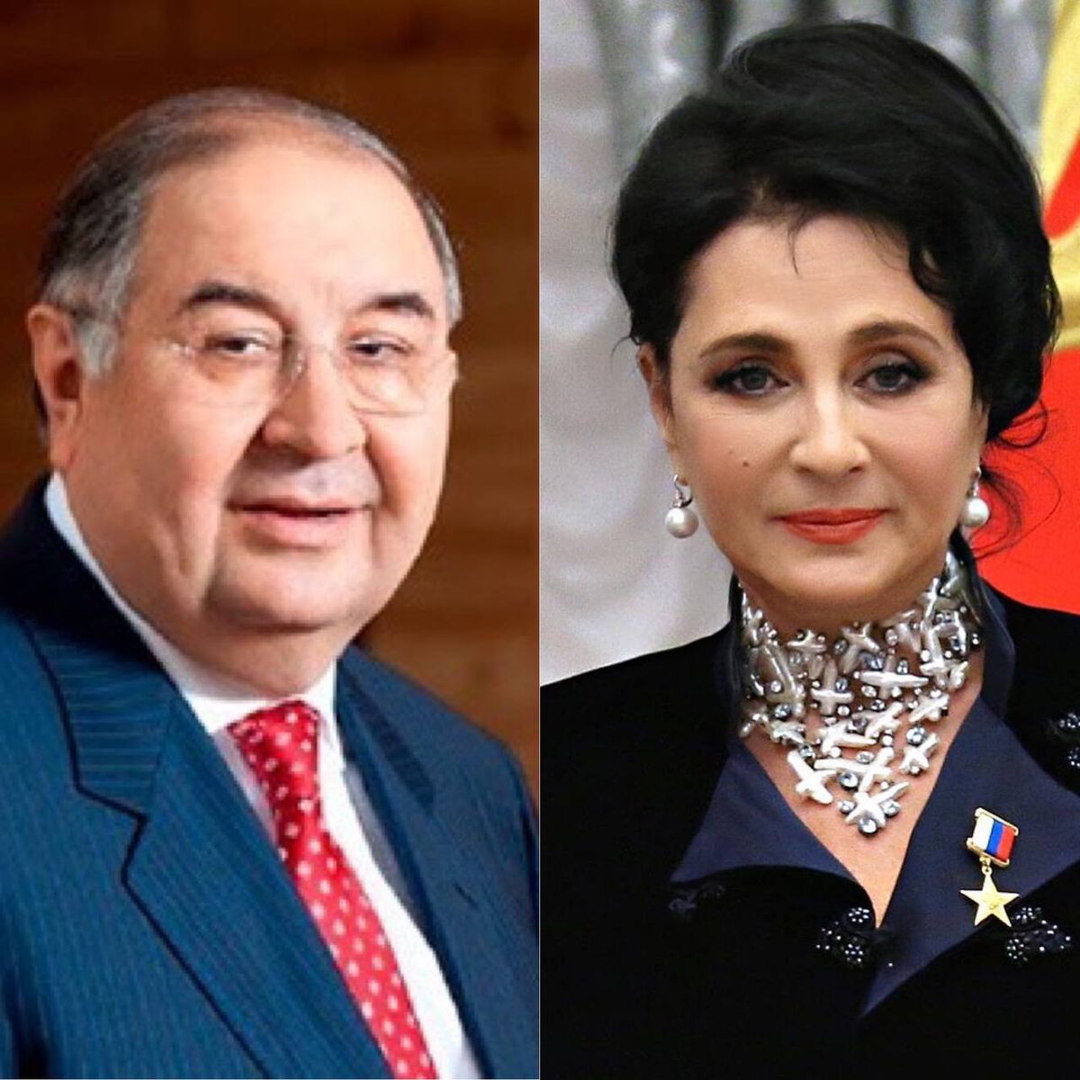 Алишер Усманов и Ирина Винер