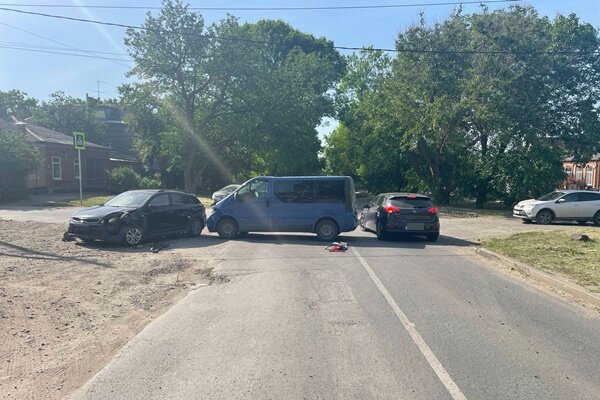 Фото с места ДТП ГИБДД Новочеркасска