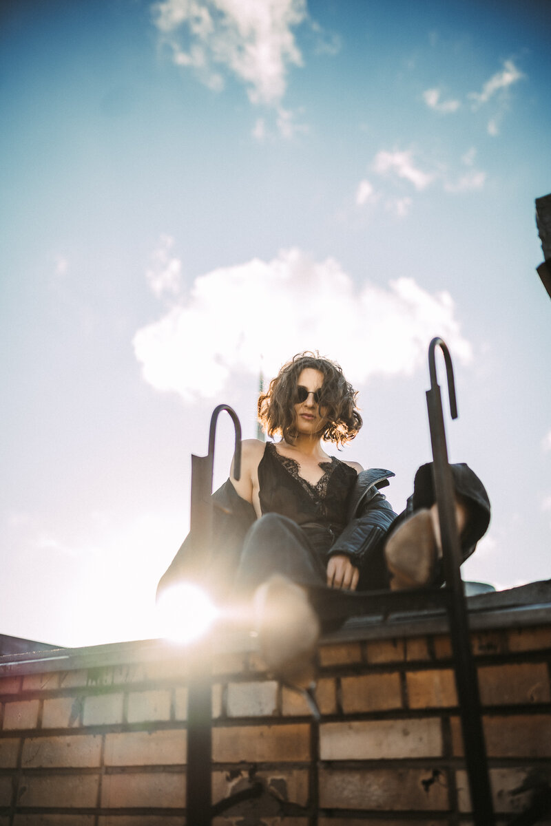 Экспресс фотосессия на крыше.