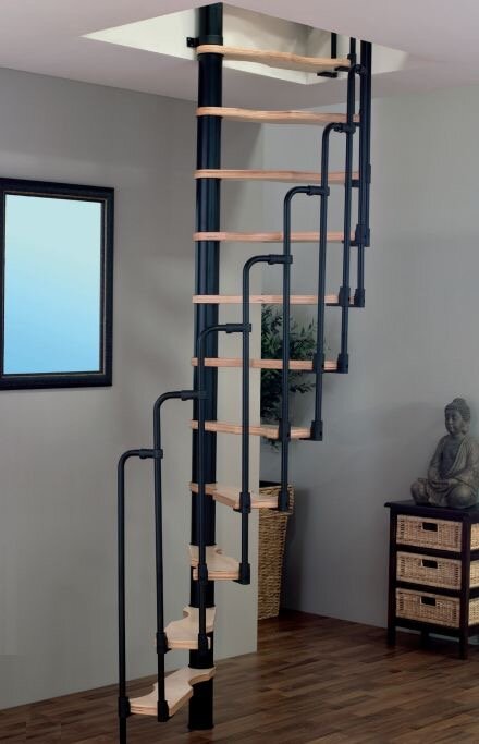Винтовая лестница на дачу: выбор конструкции, инструкция по монтажу и где можно купить