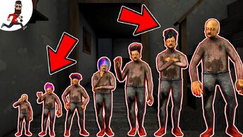 Grandpa Evolution in Granny house ► funny horror animation (moments)