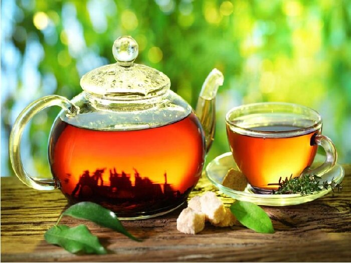 Фото Черный чай свежеприготовленный.