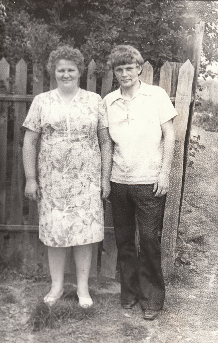 Клавдия с сыном Женей