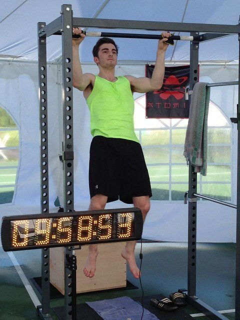 Эндрю Шапиро: 7360 подтягиваний за 18 часов.