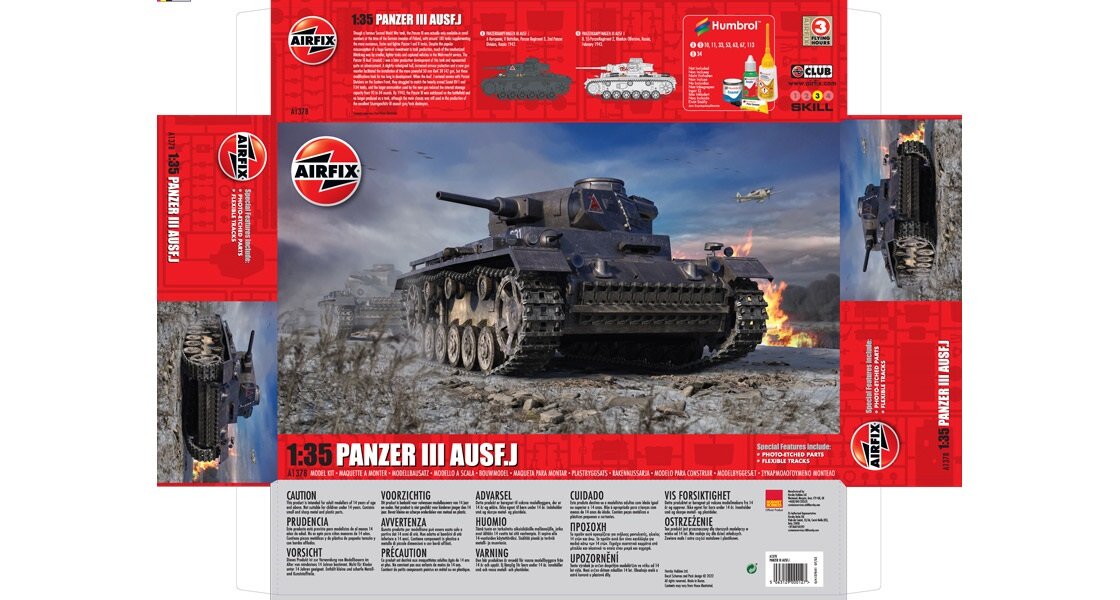 Коробка комплекта (фото с сайта uk.airfix.com)