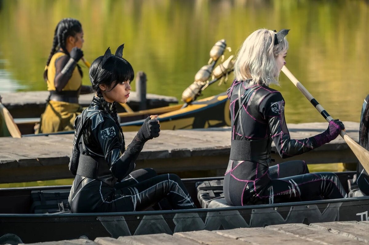 Эмма Майерс и Дженна Ортега | «Уэнсдэй», 2022 (Netflix)