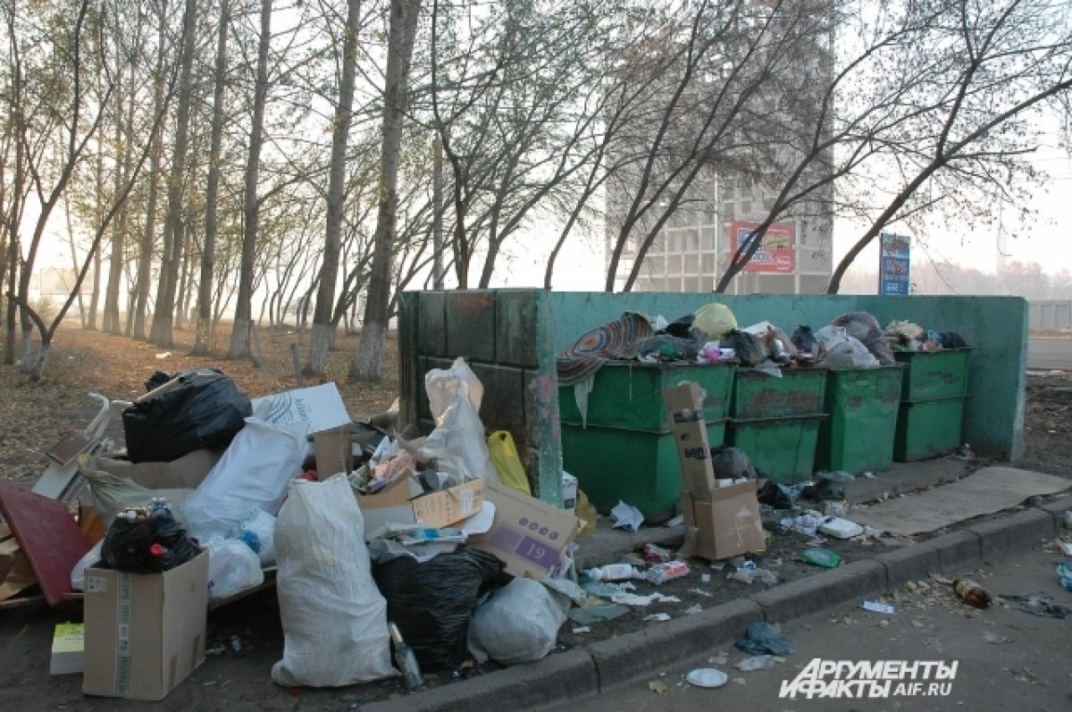    Контейнерные площадки зачастую превращаются в места свалок.