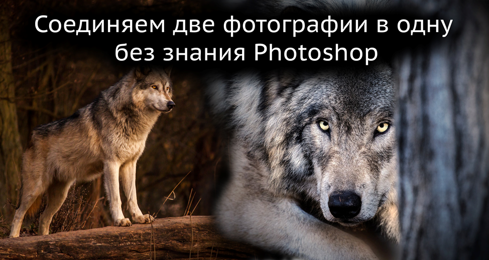 Как наложить одну картинку на другую в Фотошопе?