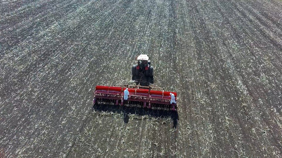     Люди и техника в хозяйстве работает без выходных пока погода позволяет