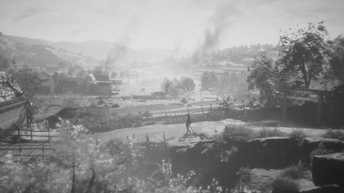 Прорисовка задников на высоком уровне, дым, огонь, листья на деревьях круто анимированы