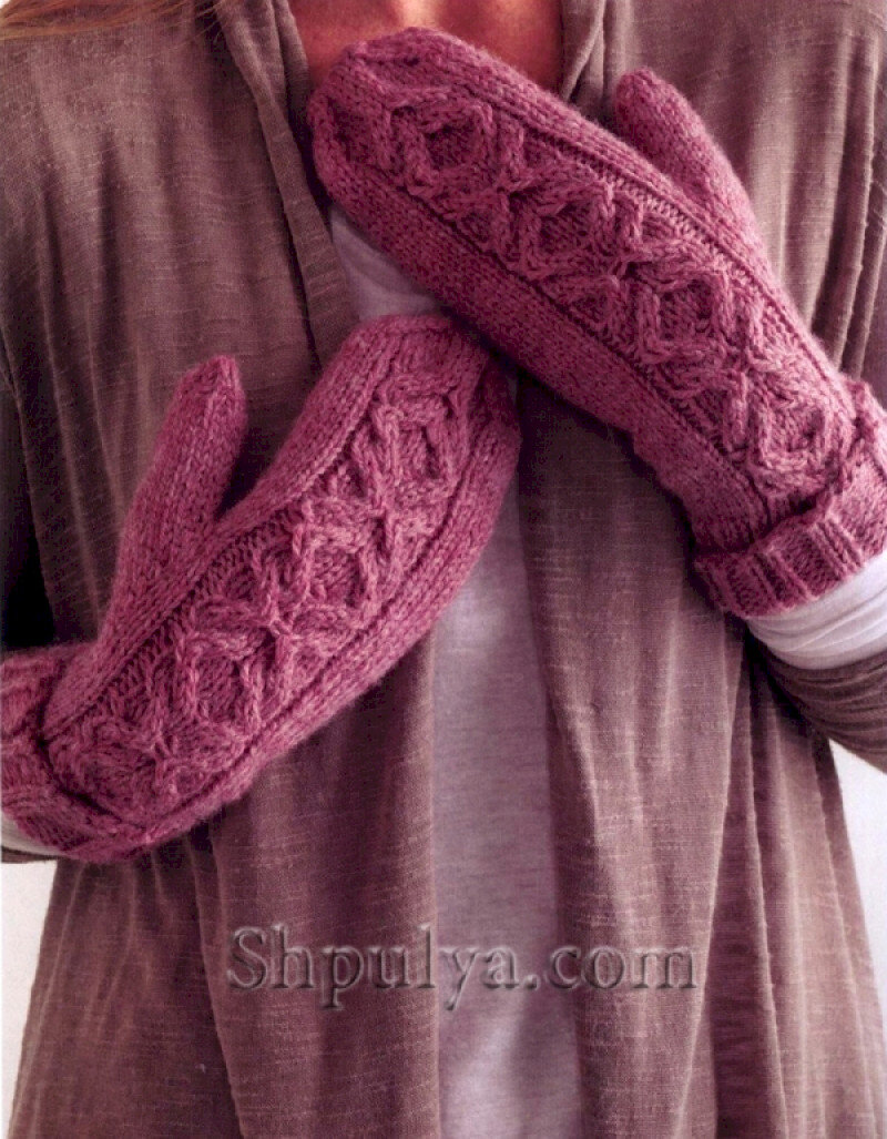 Варежки с аранами Montgomery