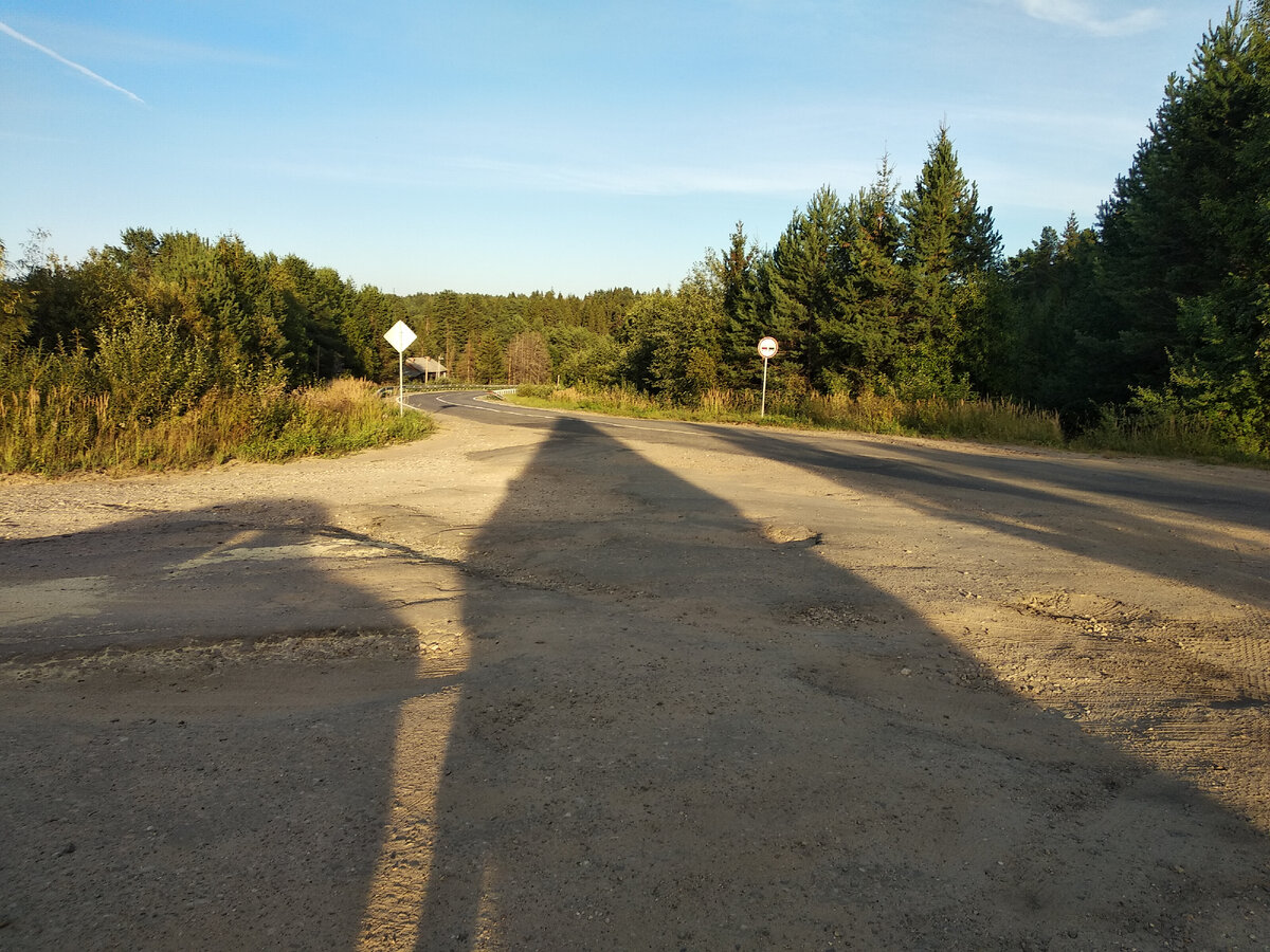 въезд в город